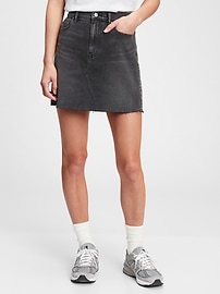 Denim Mini Skirt with Washwell&#153