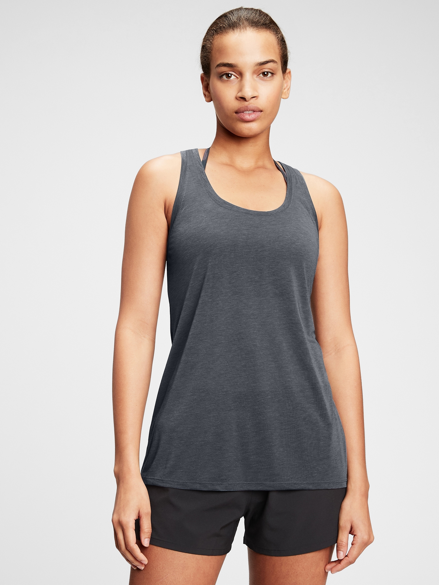 Gap Fit Breathe Air Tank With Twist-back In Gray