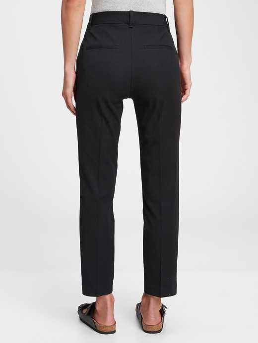 2 of 8 showing, with the color true black of product Slim Ankle Pants