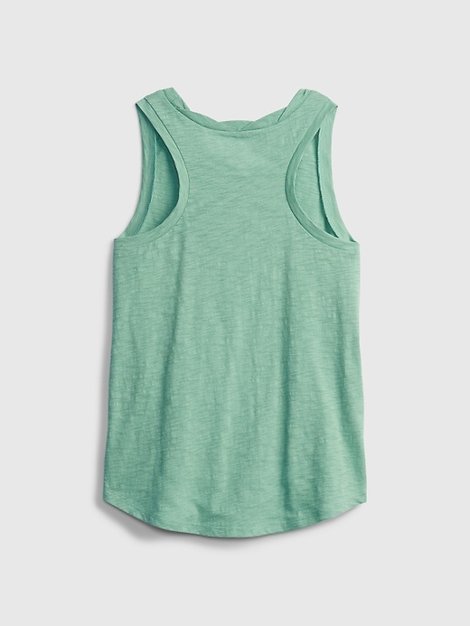 2 of 8 showing, with the color green of product Kids Gen Good Tank Top