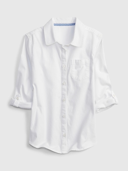 View large product image 1 of 4. Kids Organic Cotton Uniform Top