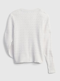 View large product image 3 of 4. Kids Organic Cotton Uniform Cardigan