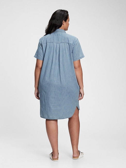 Image number 2 showing, Denim Popover Dress with Washwell&#153