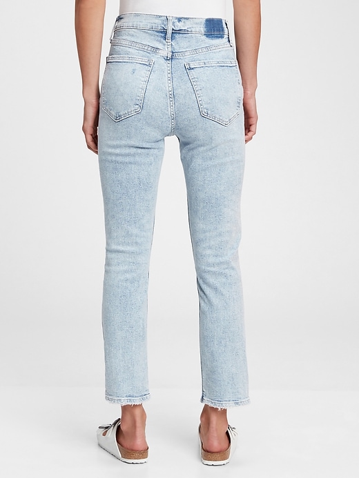 High Rise Destructed Vintage Slim Jeans | Gap