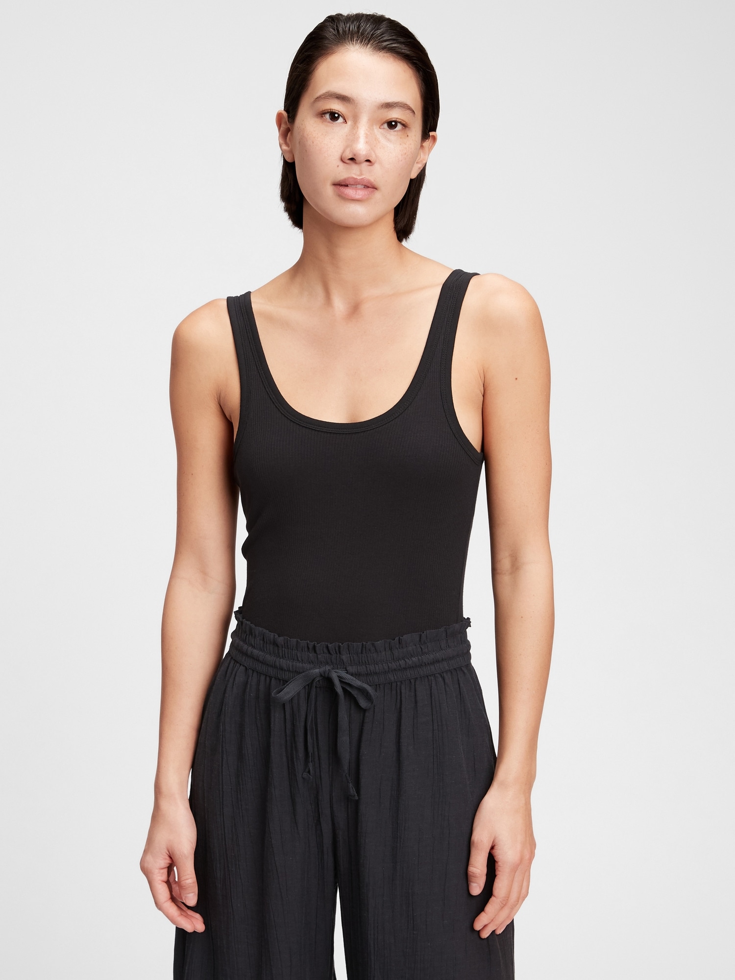 Buy Gap Ribbed Support Tank Top from the Gap online shop