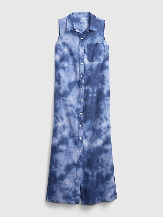 Image number 5 showing, Tie-Dye Maxi Shirtdress