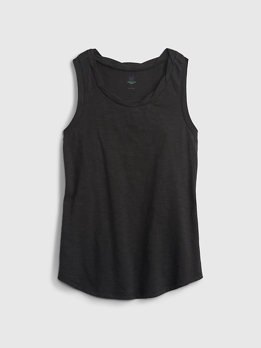 1 of 8 showing, with the color black of product Kids Gen Good Tank Top