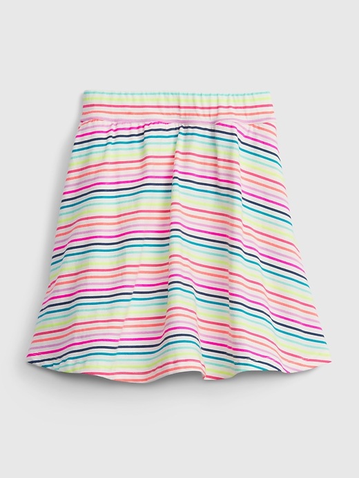 2 of 8 showing, with the color multi stripe of product Kids Circle Skort