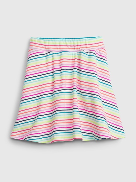 1 of 8 showing, with the color multi stripe of product Kids Circle Skort