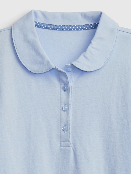 Image number 3 showing, Kids 100% Organic Cotton Uniform Polo Shirt