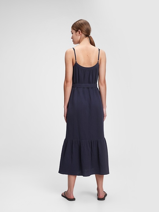 Image number 2 showing, Gauze Cami Midi Dress