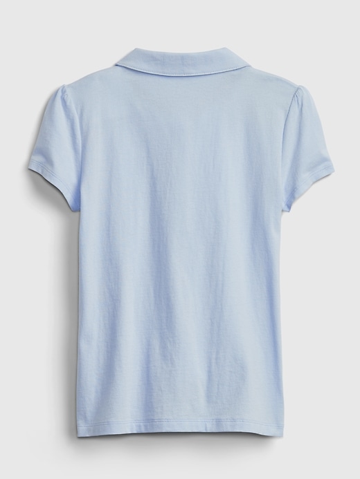 Image number 2 showing, Kids 100% Organic Cotton Uniform Polo Shirt