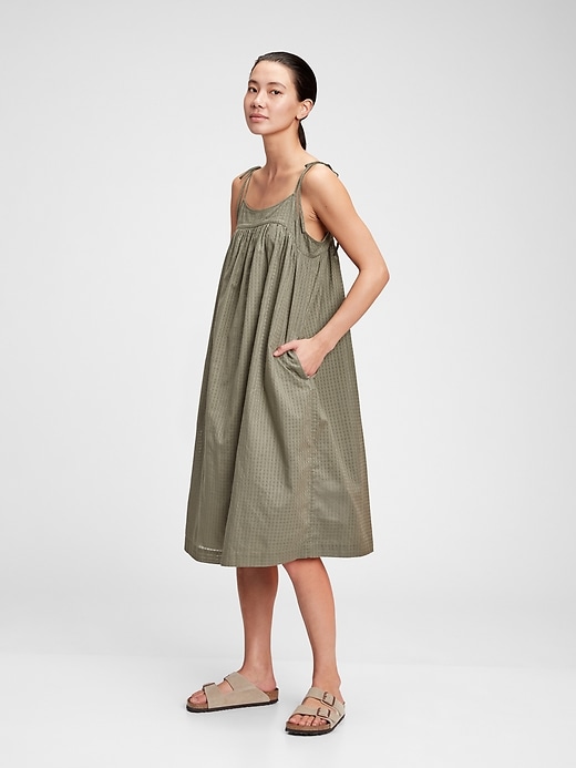 Image number 9 showing, Tie-Strap Cami Midi Dress
