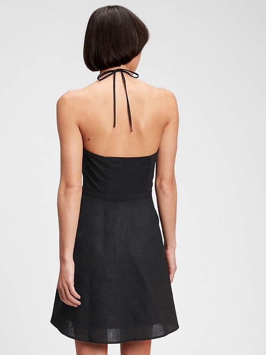 Image number 2 showing, Halter-Neck Mini Dress