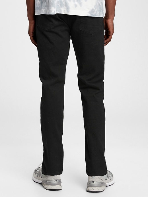 2 of 8 showing, with the color black of product GapFlex Slim Jeans With Washwell™