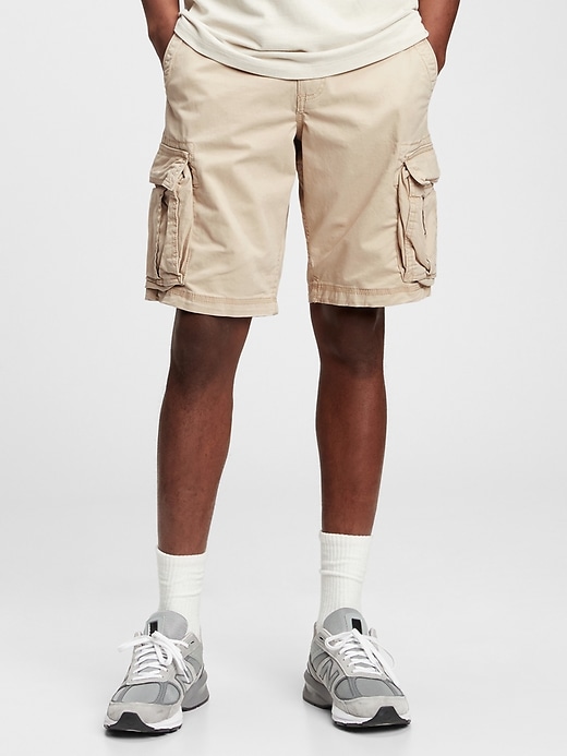 View large product image 1 of 1. 11" Twill Cargo Shorts with GapFlex