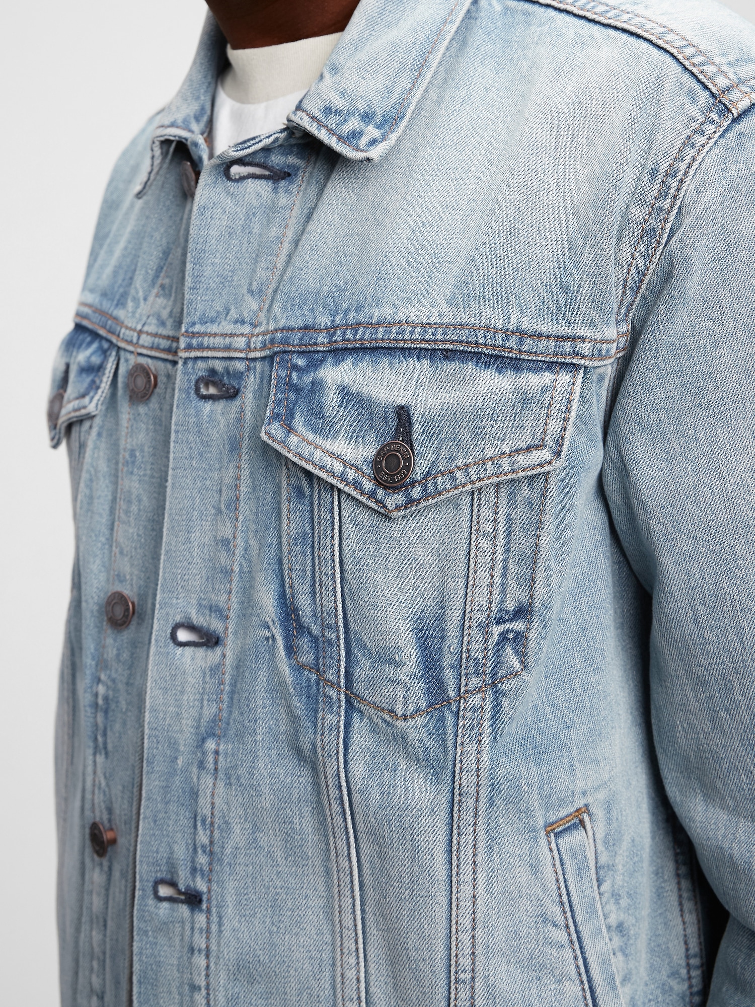 Icon Denim Jacket with Washwell Gap
