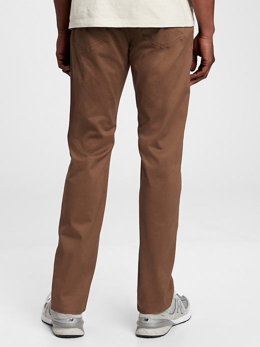 2 of 8 showing, with the color pine bark of product Soft Wear Slim Jeans With Washwell™
