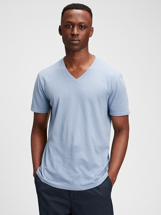 View large product image 1 of 1. Classic V-Neck T-Shirt