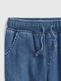 Toddler Pull-On Denim Joggers with Washwell&#153
