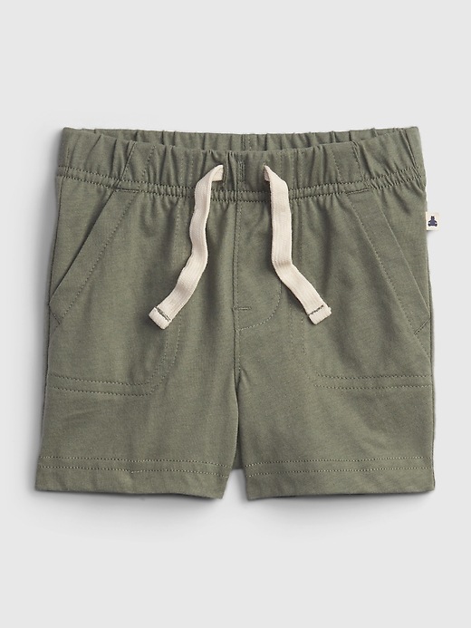 View large product image 1 of 1. Baby 100% Organic Cotton Mix and Match Pull-On Shorts