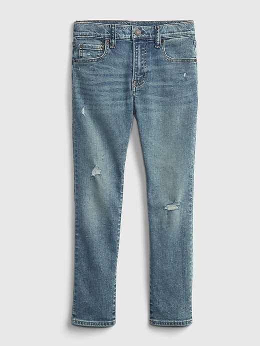 Image number 1 showing, Kids Slim Taper Jeans with Washwell&#153
