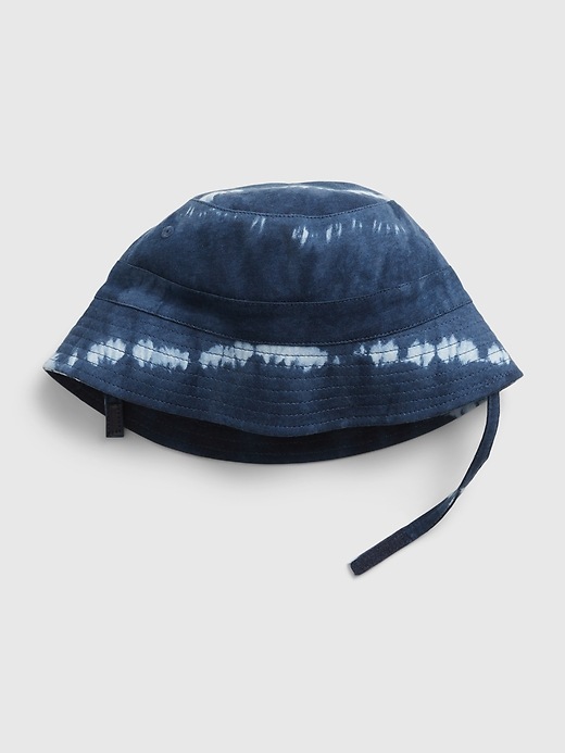 1 of 8 showing, with the color elysian blue of product Baby Tie-Dye Bucket Hat