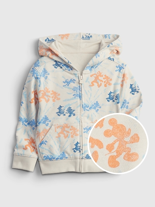 1 of 8 showing, with the color multi of product babyGap &#124 Disney Mickey Mouse Graphic Hoodie