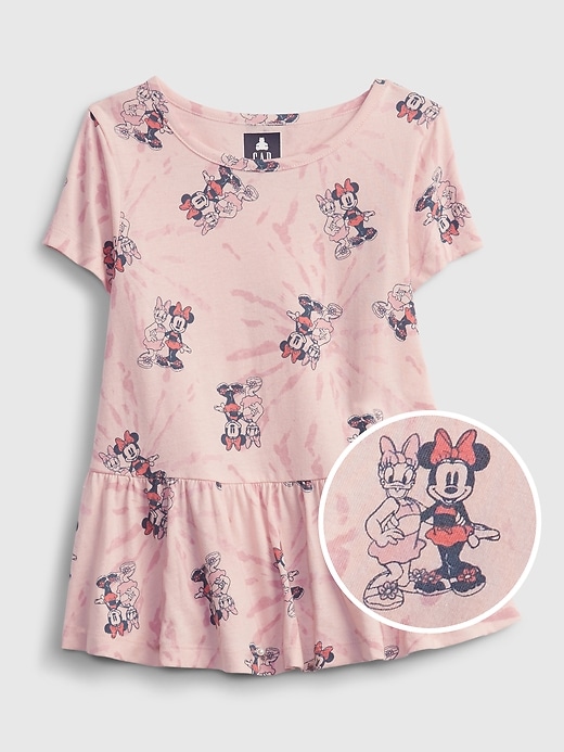 1 of 8 showing, with the color minnie mouse of product babyGap &#124 Disney Minnie Mouse 100% Organic Cotton Mix and Match Tunic Top