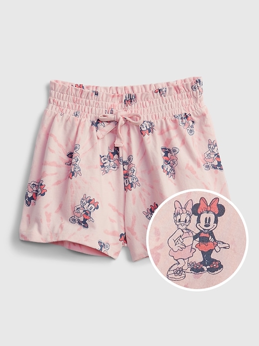 1 of 8 showing, with the color minnie mouse of product babyGap &#124 Disney Minnie Mouse 100% Organic Cotton Mix and Match Smocked Shorts