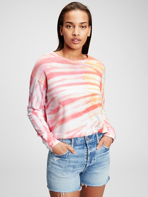 Image number 1 showing, Boxy Cropped T-Shirt