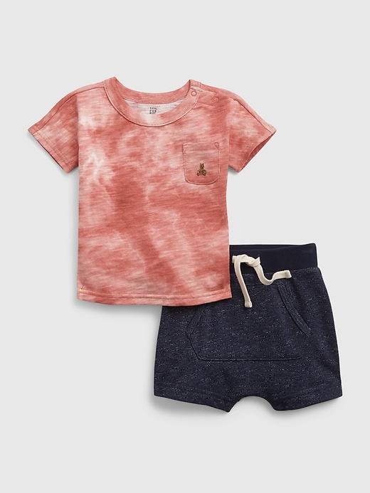 Image number 1 showing, Baby Tie-Dye Outfit Set