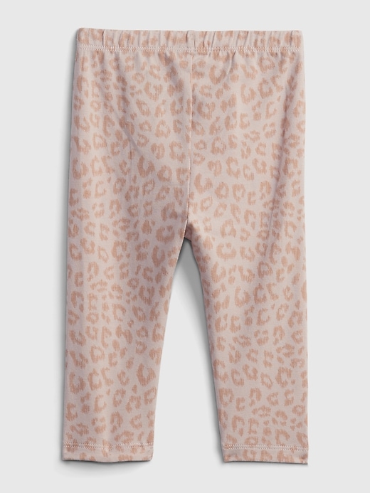 2 of 8 showing, with the color dull rose of product Baby Organic Cotton Mix and Match Print Leggings
