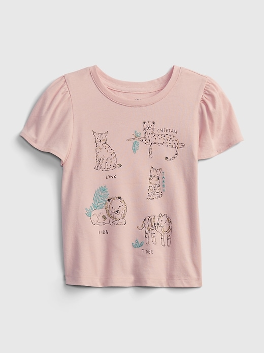 Image number 1 showing, Toddler Cat Graphic T-Shirt