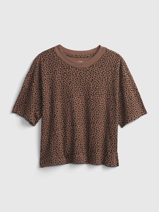 2 of 8 showing, with the color brazen brown of product Teen Boxy T-Shirt