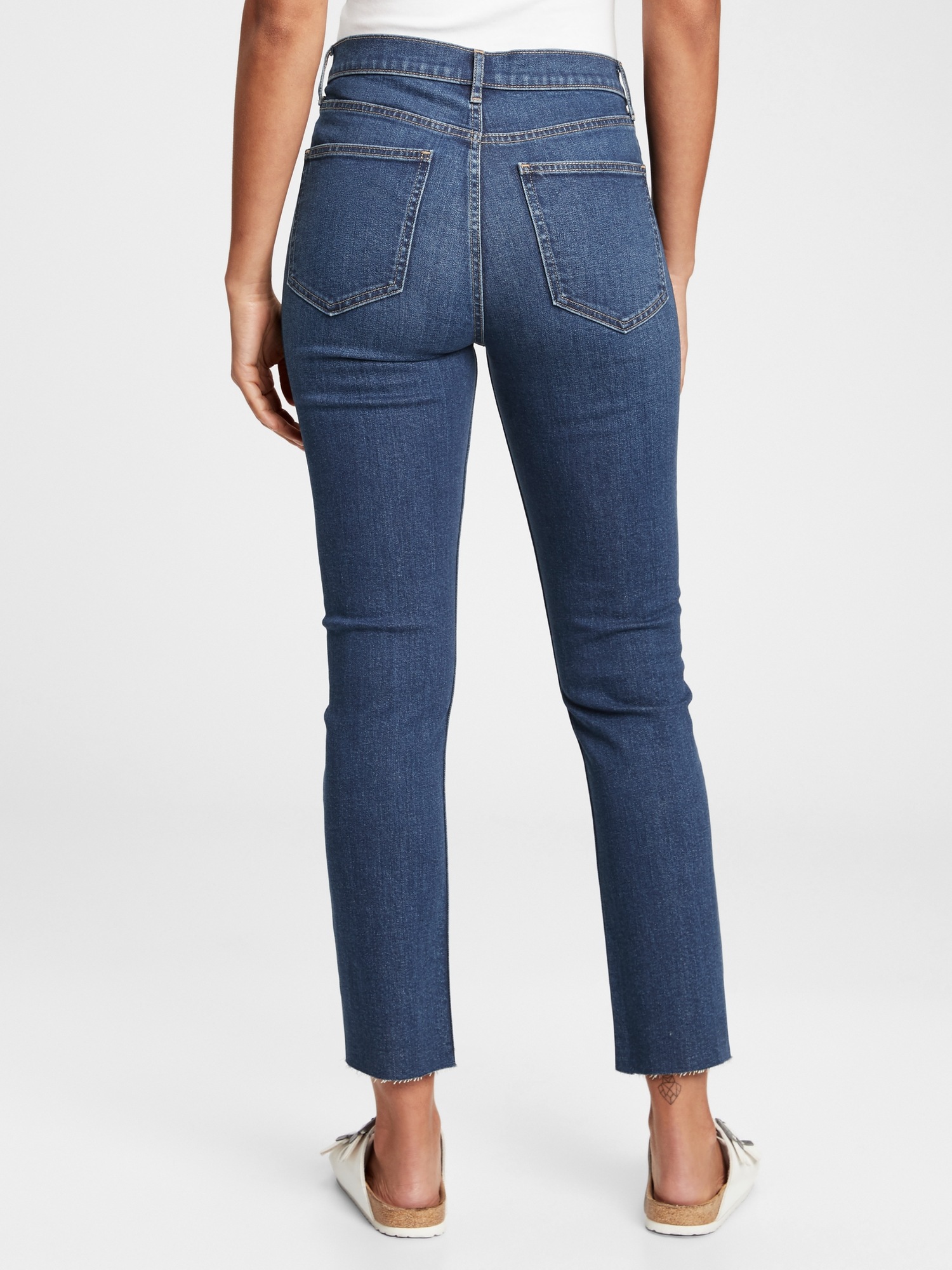 High Rise Cigarette Jeans | Gap