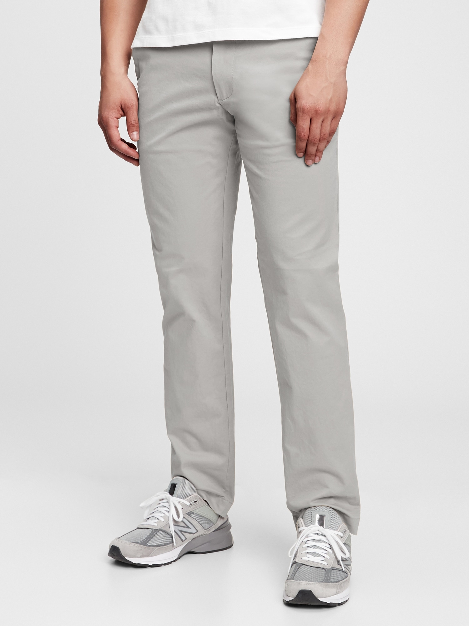 Modern Khakis in Straight Fit with GapFlex | Gap