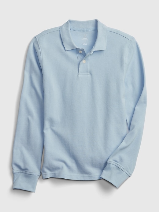 Image number 4 showing, Kids Organic Cotton Uniform Polo Shirt