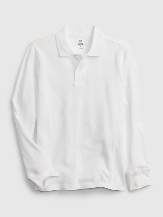gap long sleeve polo