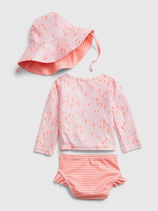 View large product image 2 of 3. Baby Recycled Swim 3-Piece Set