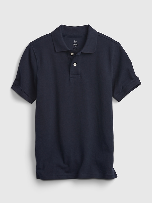 Image number 7 showing, Kids Organic Cotton Uniform Polo Shirt