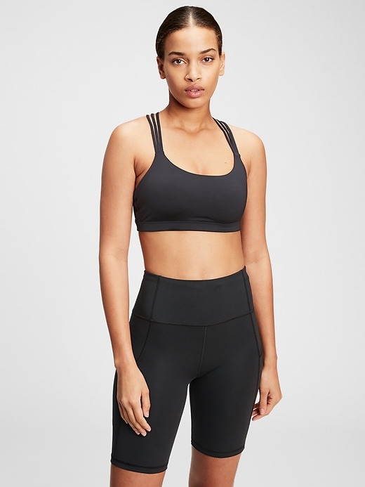 GapFit Eclipse Medium Support Strappy Sports Bra | Gap