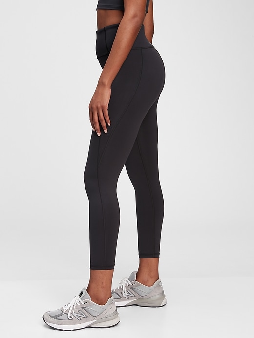 Image number 1 showing, GapFit High Rise Full Length Leggings in Eclipse