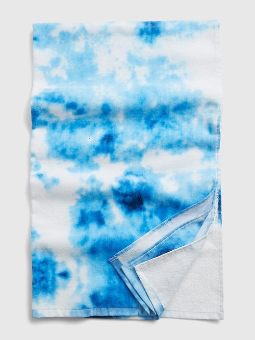 1 of 8 showing, with the color blue tie dye of product Beach Towel
