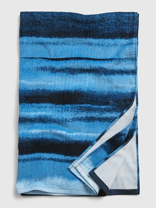 1 of 8 showing, with the color blue galaxy of product Kids Beach Towel
