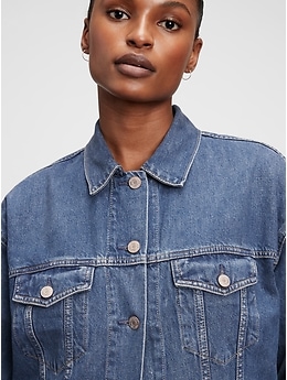 gap oversized jean jacket