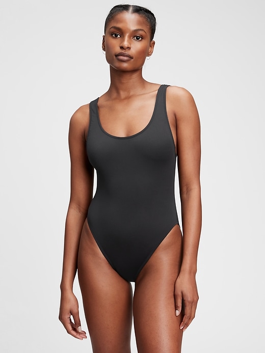 Image number 5 showing, Recycled High Cut Swim One-Piece