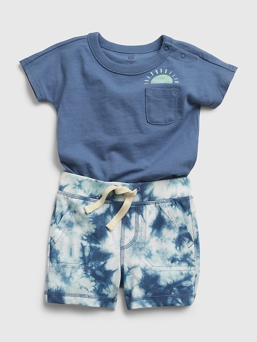 Image number 3 showing, Baby Tie-Dye Outfit Set