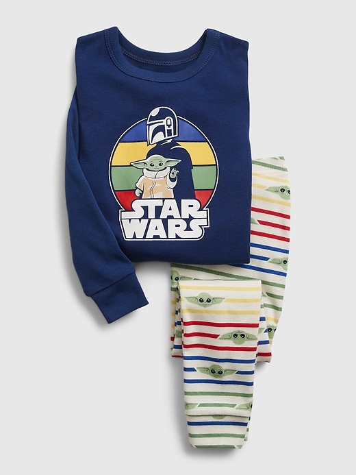 Image number 1 showing, babyGap &#124 Star Wars&#153 The Mandalorian 100% Organic Cotton PJ Set