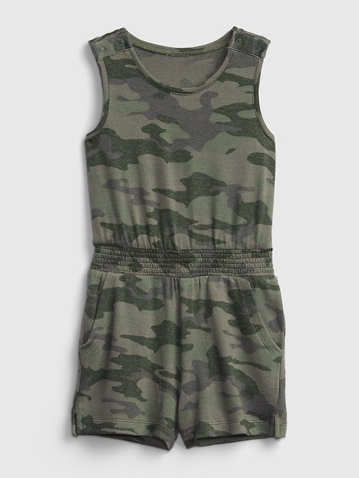 1 of 8 showing, with the color camouflage of product Toddler Softspun Romper